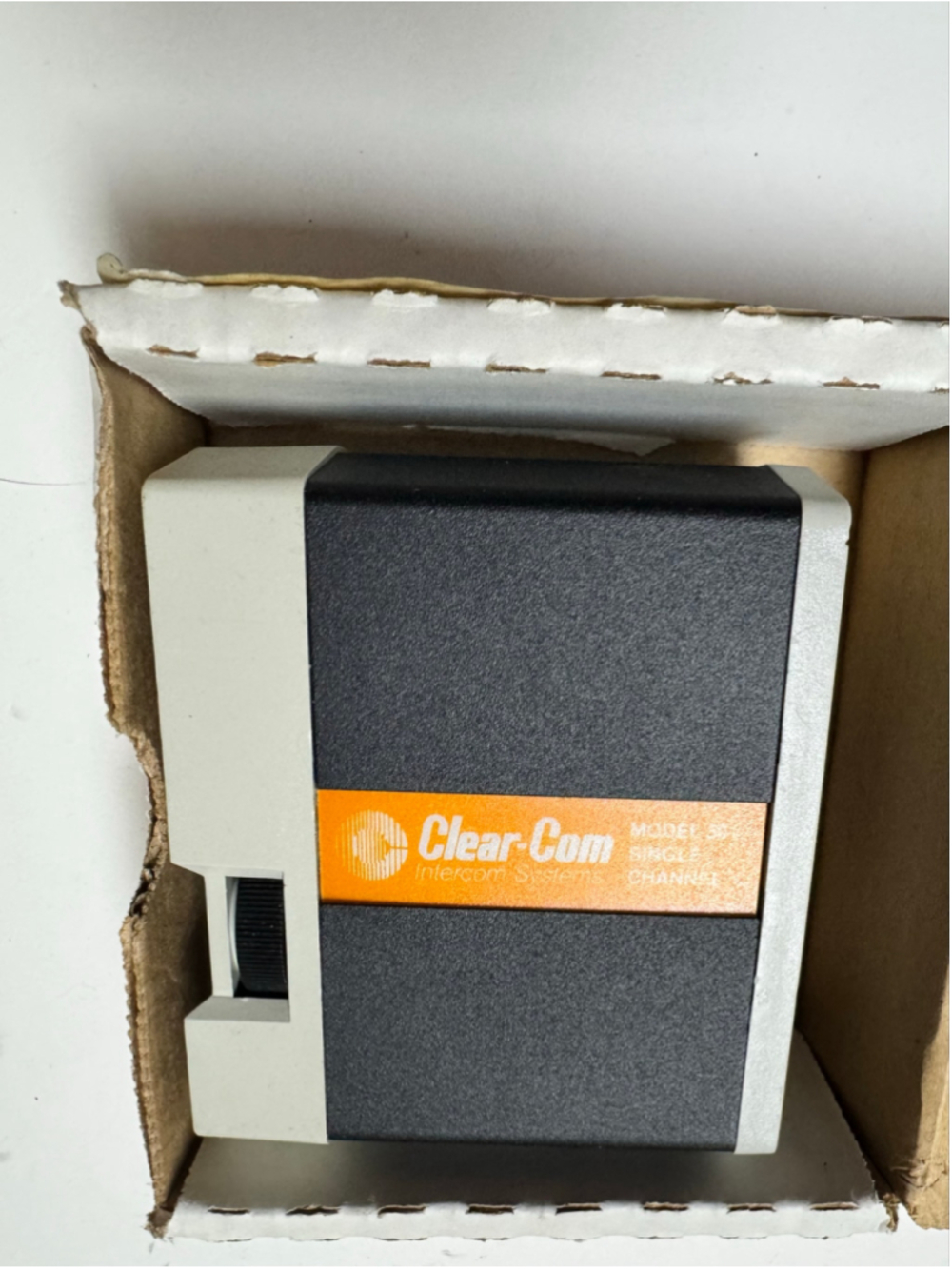 Vintage - NOS Clear-Com RS-501 Single Channel Beltpack Intercom System